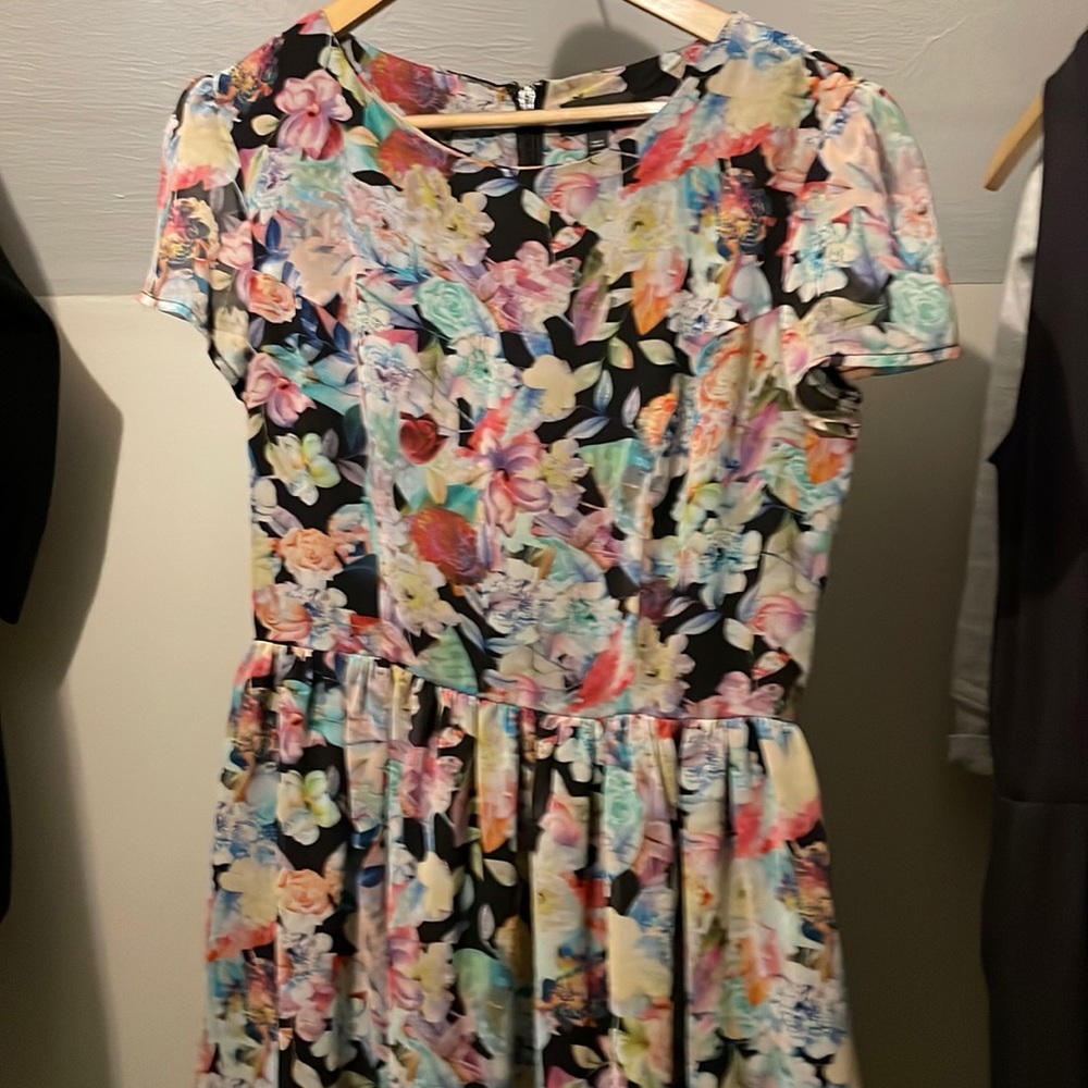 Topshop Floral Dress